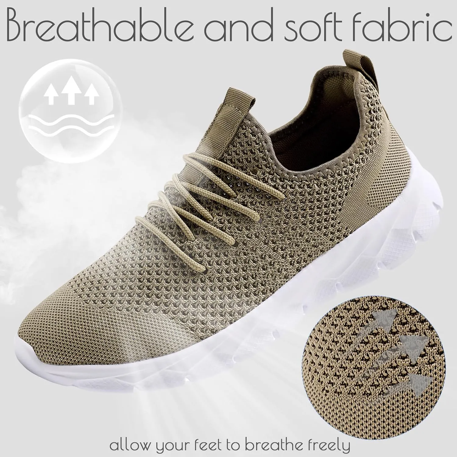 ZGPWZWL Mens Running Shoes Fashion Sneakers Tennis Walking Casual Athletic Lightweight Breathable Workout Gym Comfortable Shoes