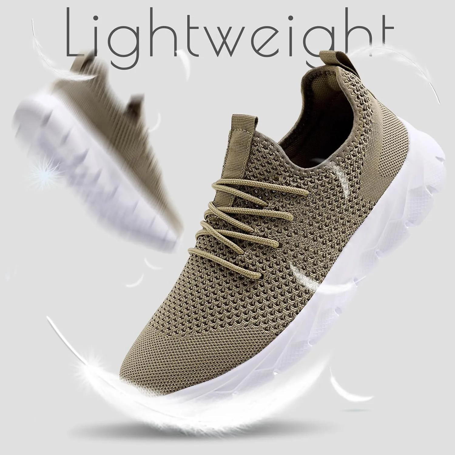 ZGPWZWL Mens Running Shoes Fashion Sneakers Tennis Walking Casual Athletic Lightweight Breathable Workout Gym Comfortable Shoes