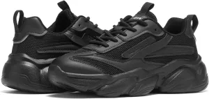 ZURIN Womens Chunky Platform Sneakers-Lightweight Breathable Dad Shoes,Casual Lace-Up Walking Sneakers,Comfortable Fashion Tennis Shoes